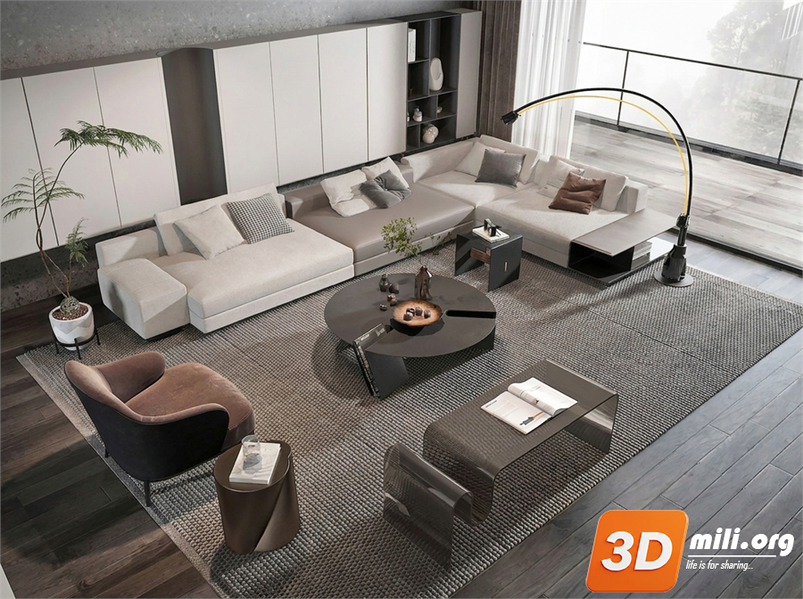 Sofa Minotti Skp Files 